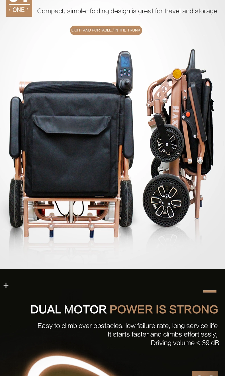 High Quality Foldable Electric Wheel Chair for Adults and Seniors