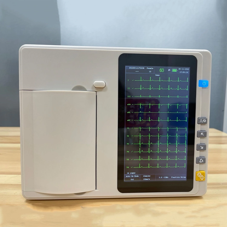 ECG Machine 12 Channels 12 Lead Cardiology ECG Machine 6 Channel