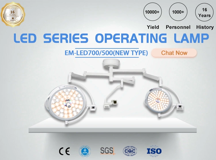 Promotional Surgical LED Single/Double Head New Type 700/500 Operating Lamp with Sensing Function